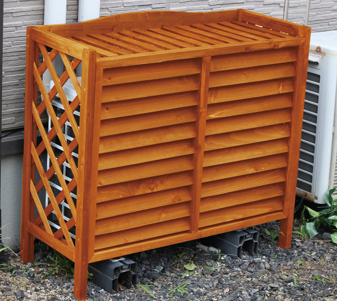 お洒落に目隠し木製室外機カバー 家具 インテリア 株式会社 ファミリー ライフ 問屋 仕入れ 卸 卸売の専門 仕入れならnetsea