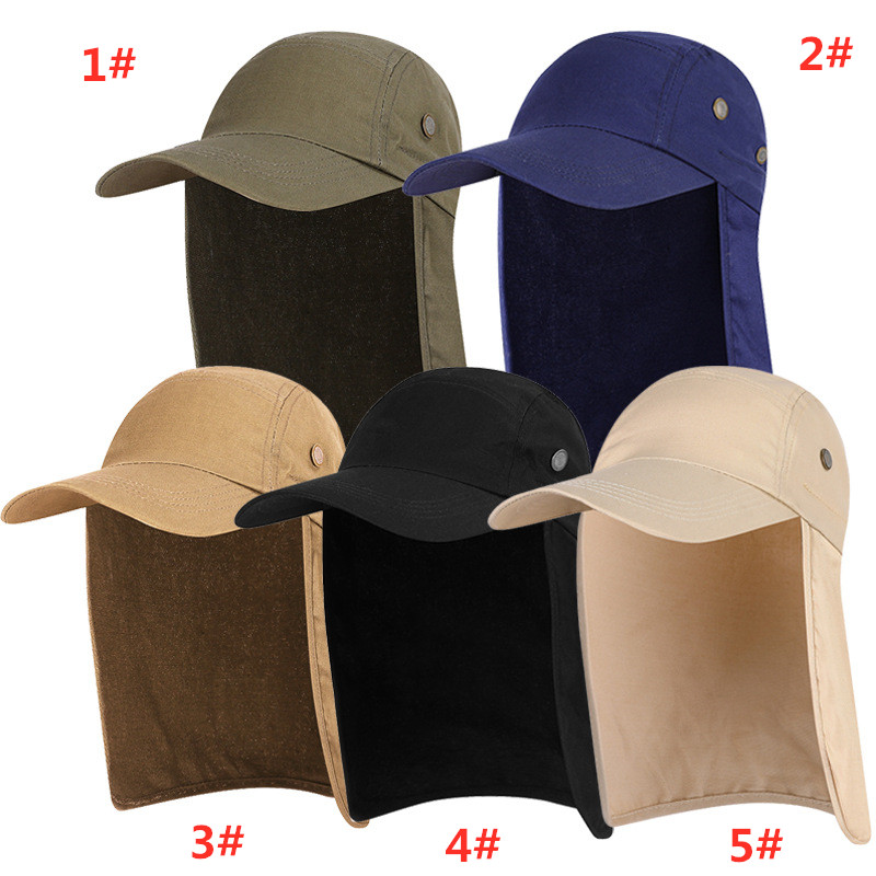 キャップ 帽子 サファリハット ネックカバー 男女兼用 UVケア 紫外線対策 アウトドア