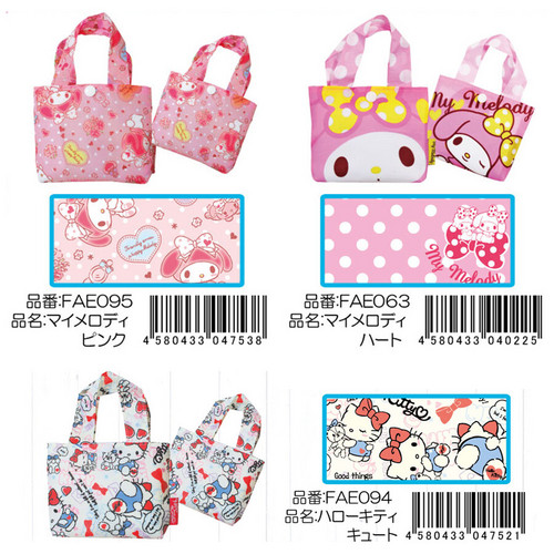 サンリオ ハローキティ マイメロディ エコバッグ!サブバッグ 買い物バッグ