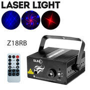 レーザーライト LS-Z18RB 簡単操作 レッド/ブルー コンセント式 リモコン付属 室内用 LED（青）