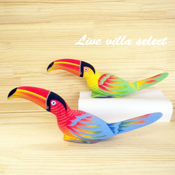 値下げ】カラフル南国鳥のオブジェ 2カラー【WA-10】 | 卸売・ 問屋