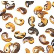 勾玉　タイガーアイ　10mm×7mm　品番：9509