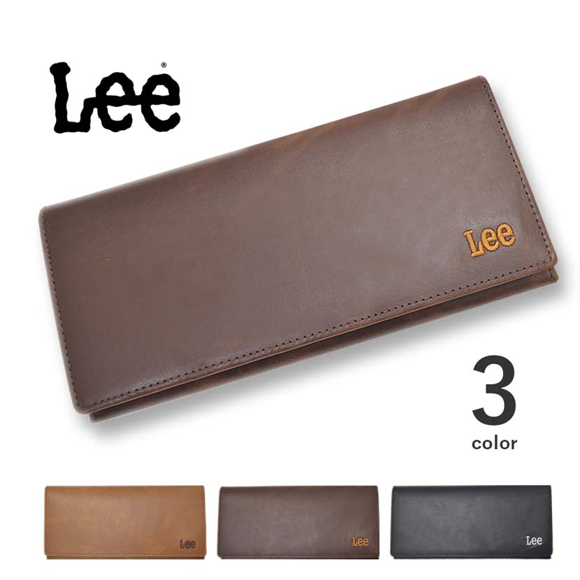 【全3色】 Lee リー ロングウォレット 二つ折り 長財布