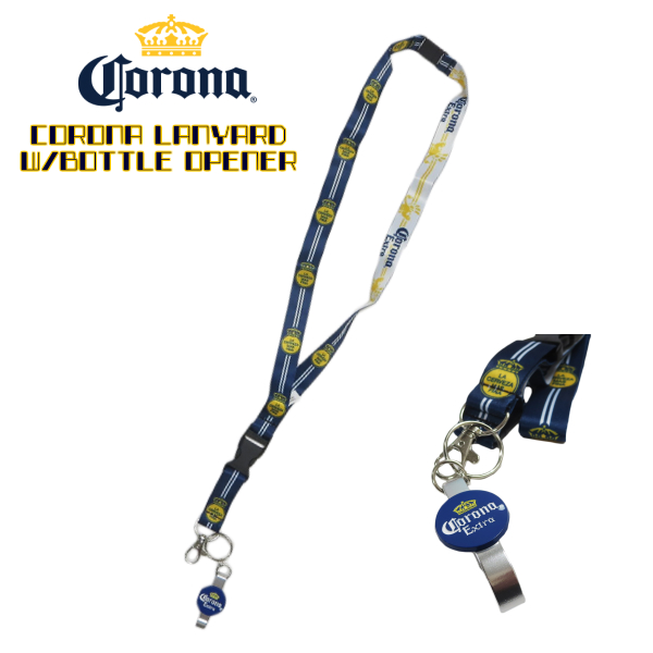 Corona ネックストラップ W ボトルオープナー コロナ ビール オープナー ファッション雑貨 有限会社 ステップス 問屋 仕入れ 卸 卸売の専門 仕入れならnetsea