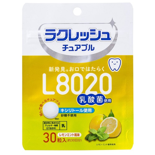ジェクス L8020乳酸菌ラクレッシュ チュアブル レモンミント風味
