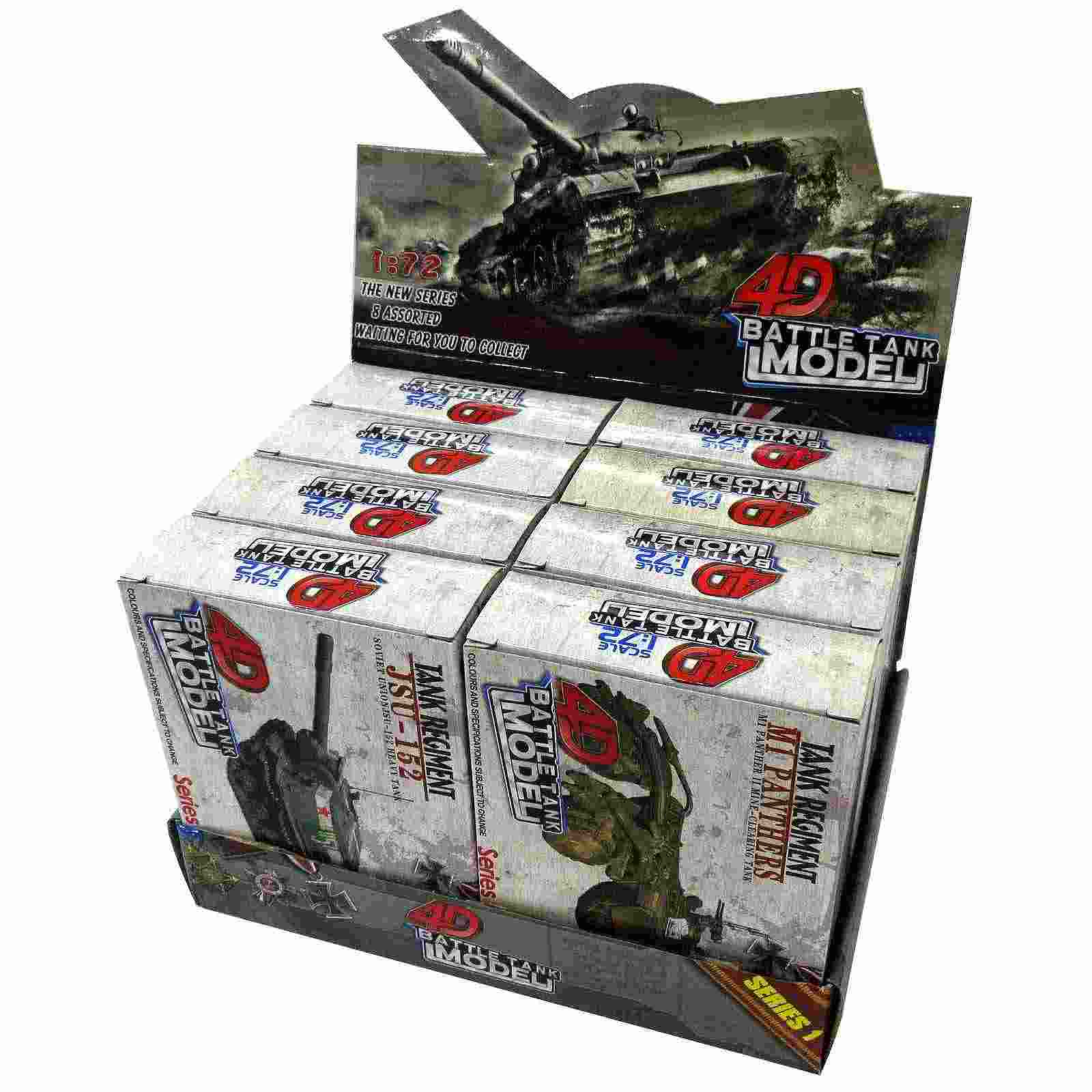 知育玩具・パズル＞＜プラモデル＞立体モデル 戦車 8種アソート