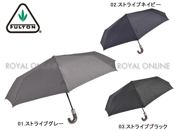 S) 【フルトン】 傘 チェルシー2 シティ G818 雨傘 折り畳み ストライプ 全3色 メンズ レディース