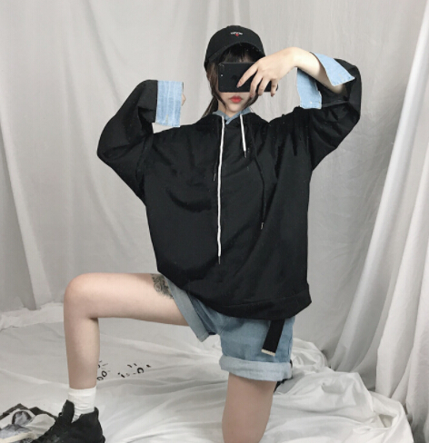 ロングｔシャツ ブラウス 重ね着風 パーカー ゆったり 秋新作 レディース アパレル Juan 問屋 仕入れ 卸 卸売の専門 仕入れならnetsea