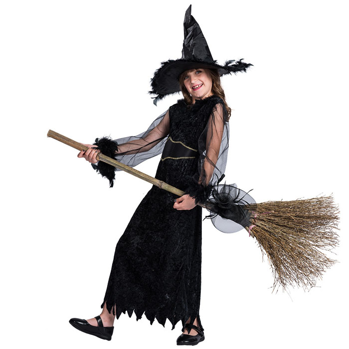 ハロウィン 万聖節 cosplay コスプレ 子供用 巫女 キッズ服 魔女 衣装 万聖節