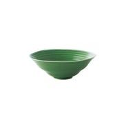 小田陶器 櫛目(kushime) 16.5cm煮物鉢 緑釉(はま5cm)[美濃焼]
