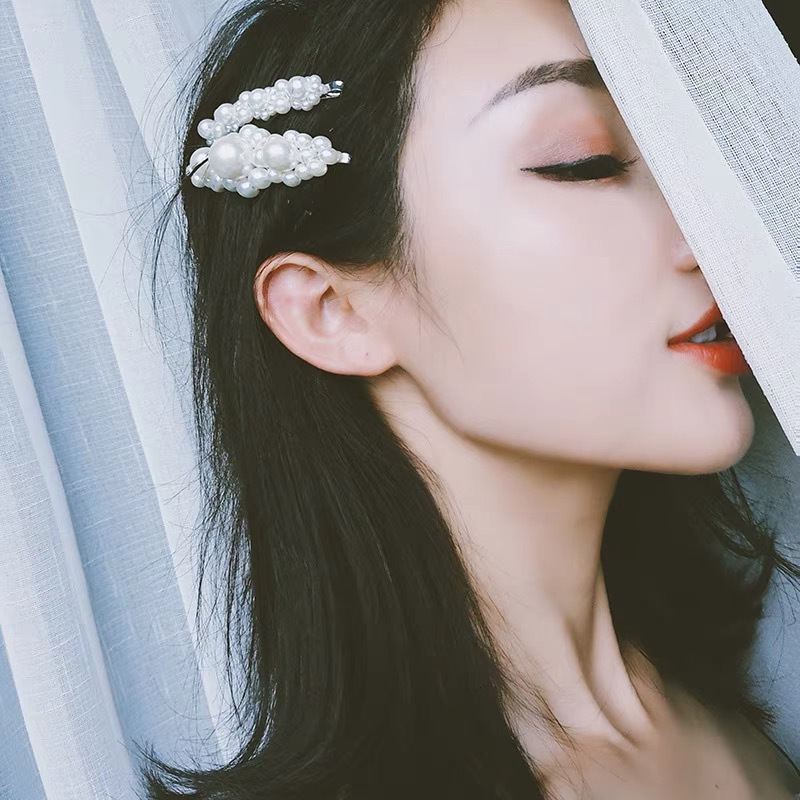 ヘアアクセサリー 髪飾り 少女 パール ヘアクリップ ヘアピン まとめ髪 キラキラ ファッション雑貨 株式会社 Aiya 問屋 仕入れ 卸 卸売の専門 仕入れならnetsea