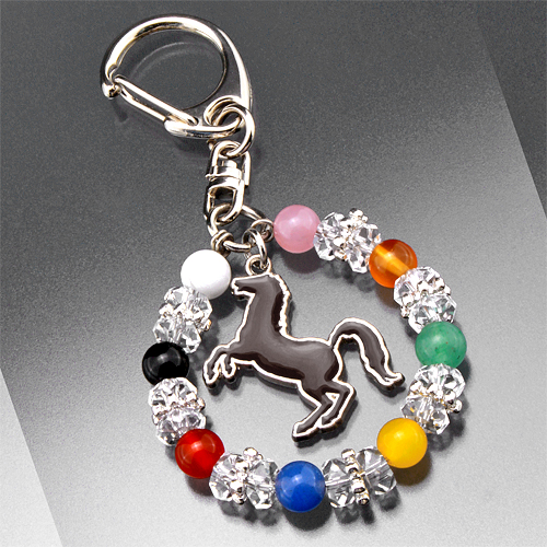 競馬ファン必須】勝ち馬キーホルダー＜上手く行くカード付き＞ | 卸売