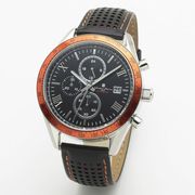 正規品 SalvatoreMarra 腕時計 サルバトーレマーラ SM19108-SSBKOR2 クロノグラフ 革ベルト メンズ腕時計