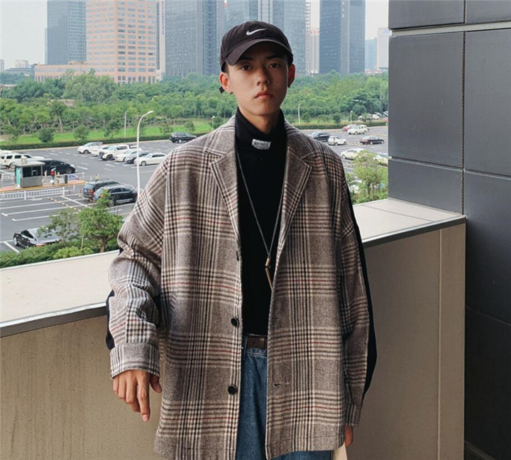 秋レトロ ファッション チェック柄 スーツ 韓国トレンド ゆったりする 学院風 冬 百掛け スリム ジャケット アパレル オープンブリッジ 合同会社 問屋 仕入れ 卸 卸売の専門 仕入れならnetsea