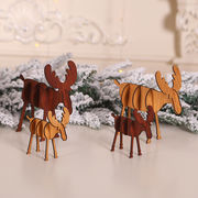 Christmas用品 おもちゃ 玩具 トナカイ クリスマス飾り 卓上 ショーウインドー インテリア 装飾