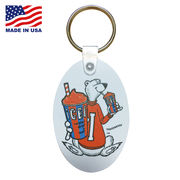 RUBBER KEYCHAIN ICEE BEAR MADE IN USA キーチェーン