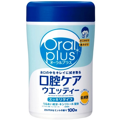 アサヒグループ食品（Asahi） Oralplusオーラルプラス 口腔ケアウエッティー（スッキリタイプ）100枚