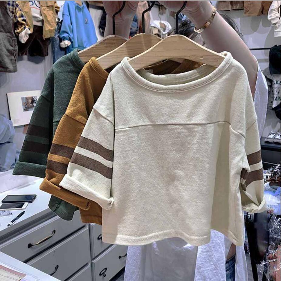 19春秋新作 大人気アパレル 男女兼用子供服 キッズ服 長袖tシャツ 可愛いストライプ柄 アパレル 竹昇 株式会社 問屋 仕入れ 卸 卸売の専門 仕入れならnetsea