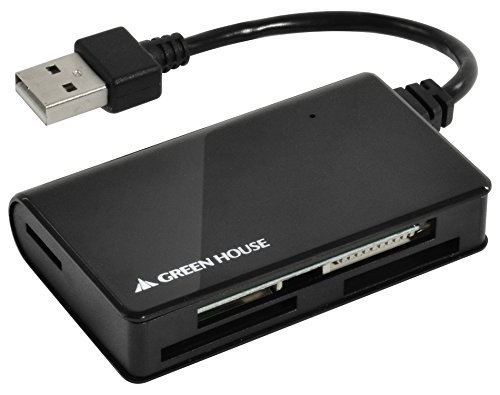 SDXC対応USB2.0カードリーダ/ライタ ブラック GH-CRM1A-BK