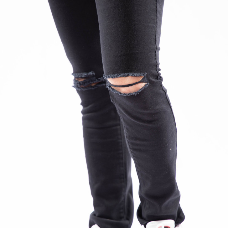 ダメージパンツ メンズ ストレッチ ダメージ クラッシュ ブラック 黒スキニー チノパン アパレル 佐藤正 株式会社 問屋 仕入れ 卸 卸売の専門 仕入れならnetsea