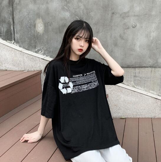 夏 新作 トップス 韓国 英文字 プリント Tシャツ レディース オシャレ アパレル 春栄 株式会社 問屋 仕入れ 卸 卸売の専門 仕入れならnetsea