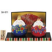 ★ひな祭りを飾る★ 縁起の良い雛人形【雅　まろ雛】