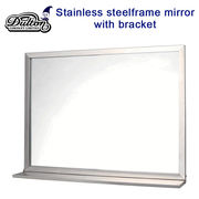 ■DULTON（ダルトン）■　Stainless steel frame mirror with bracket
