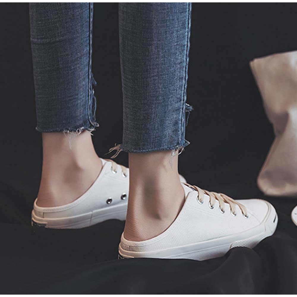 かかとなし スニーカー レディース キャンバス スニーカー 歩きやすい シューズ スリッポン 即納 ファッション雑貨 盛煌商事 株式会社 問屋 仕入れ 卸 卸売の専門 仕入れならnetsea