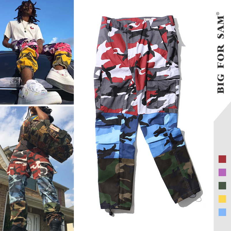 メンズ 迷彩柄 綿製ロングパンツ 男女兼用 ストリート系ズボン 人気新作 春秋 全5色 アパレル ゼットジー 株式会社men 問屋 仕入れ 卸 卸売の専門 仕入れならnetsea