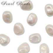 69.オーロラパール エッグ 約15mm【10個売り】 ブラスト加工 ビーズ