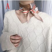 オシャレ　幾何　韓国風　スカーフ　春夏　レディース