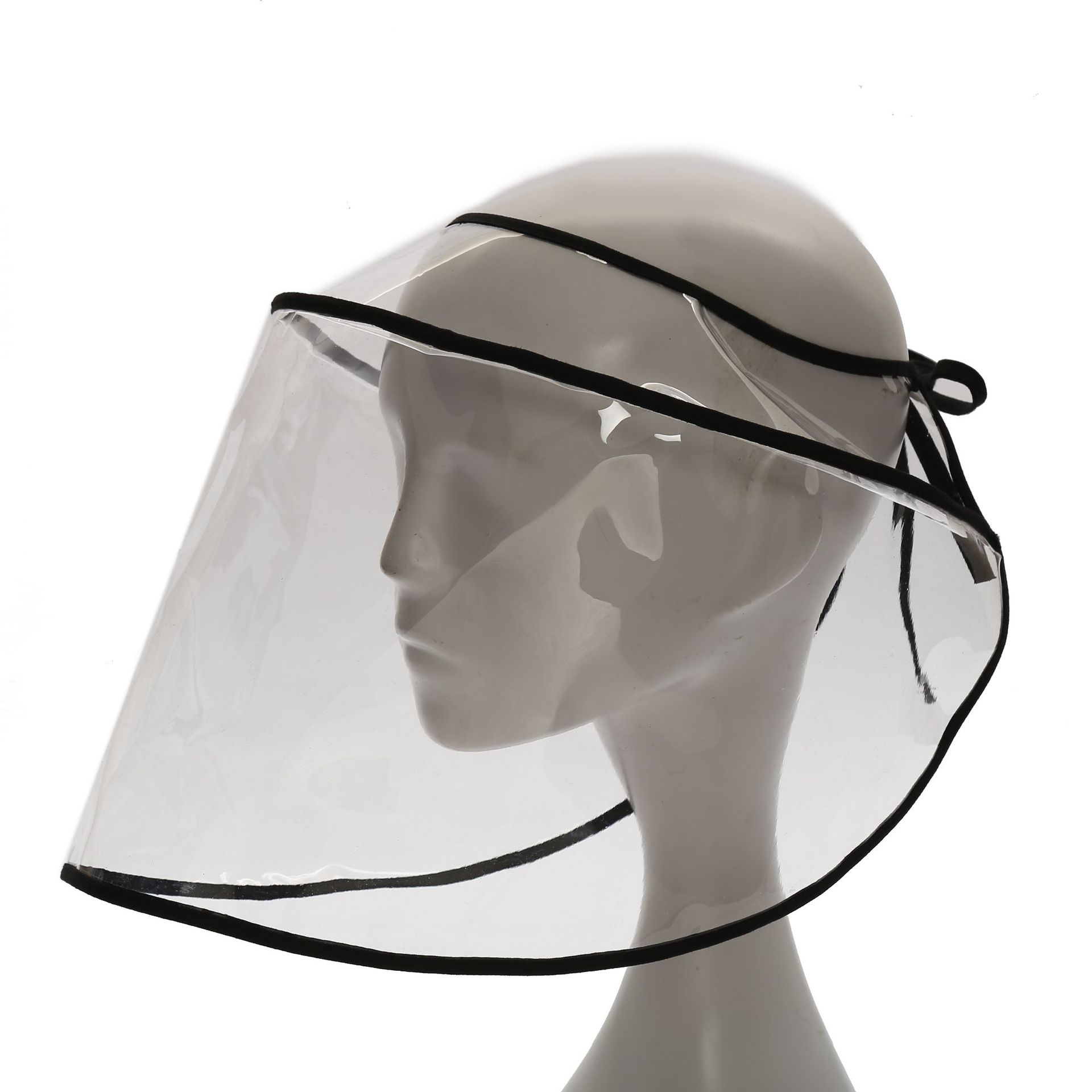 帽子マスク ウイルス対策　花粉対策　ハット 帽子カバー 飛沫感染を防ぐカバー