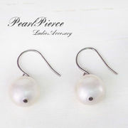 ■ Vajra ■上品で可愛い★パールのピアス♪ステンレス製/シンプルな一粒の真珠/rs-1959