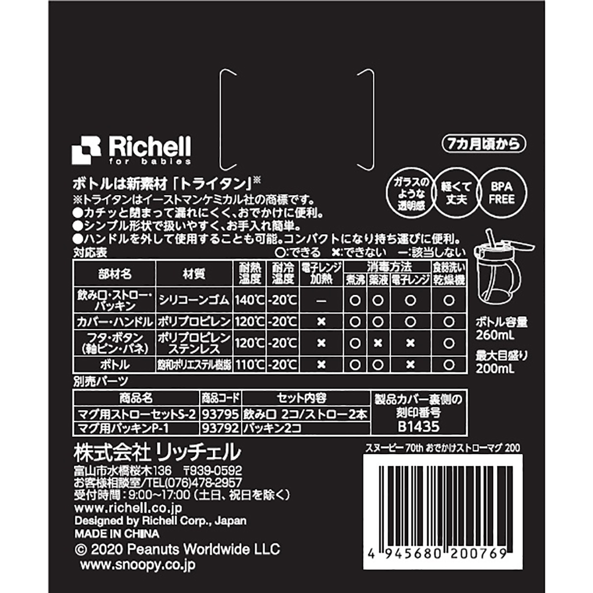 スヌーピー 70th おでかけストローマグ 0 雑貨 カネイシ 株式会社 問屋 仕入れ 卸 卸売の専門 仕入れならnetsea