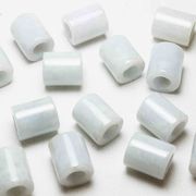 路路通　ルールートン　翡翠　ひすい　ビーズ　バラ石　1粒売り　ホワイト　白　ジェイド　5月誕生石