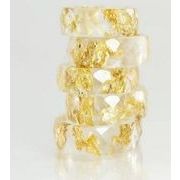 樹脂金箔指輪