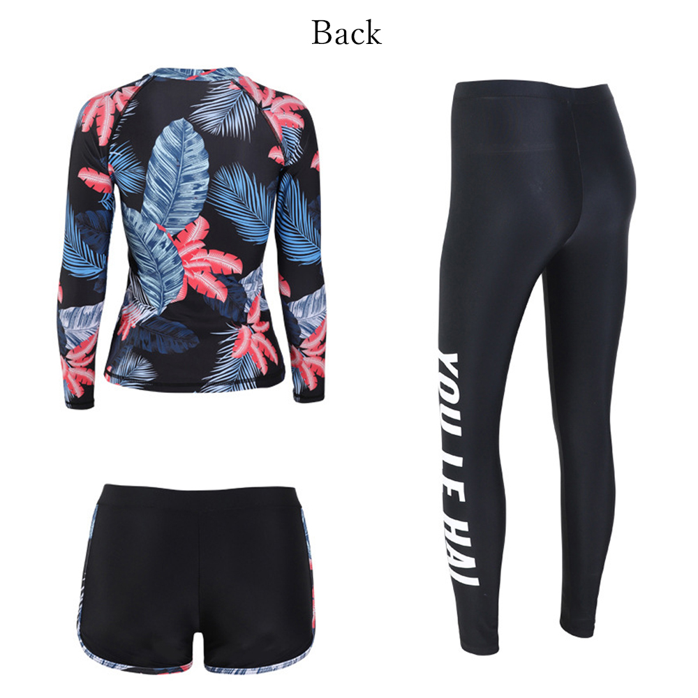 ラッシュガード レディース タンキニ水着 長袖 3点セット パッド入り スイミング 水着 即納 アパレル 盛煌商事 株式会社 問屋 仕入れ 卸 卸売の専門 仕入れならnetsea