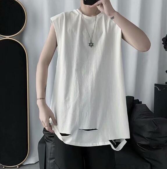 年新作 メンズ トップス 袖なし Tシャツ ベスト カジュアル 韓国風 M Xxl Www Watsons Biz Id