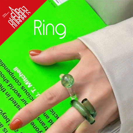 BLHW165231◆5000以上【送料無料】◆リング◆指輪◆バングル アクリル ガラスストーン
