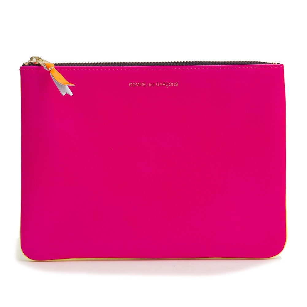 Comme Des Garcons ポーチ Super Fluo Wallet Pouch Sa5100sf メンズ Pink コムデギャルソン ファッション雑貨 株式会社 タツミヤインターナショナル 問屋 仕入れ 卸 卸売の専門 仕入れならnetsea