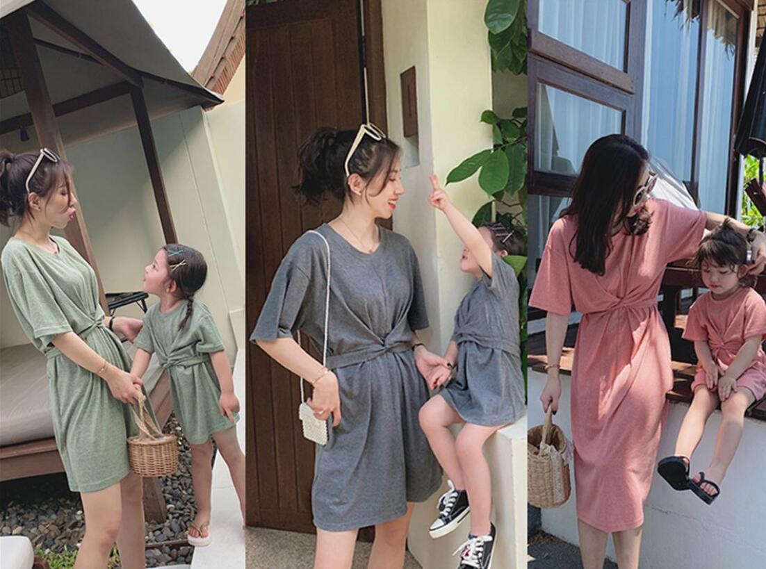 新作 親子服 人気 親子ペアワンピース 親子お揃い 女の子 ママ 親子ペアルック 記念撮影 アパレル 株式会社 Aiya 問屋 仕入れ 卸 卸売の専門 仕入れならnetsea