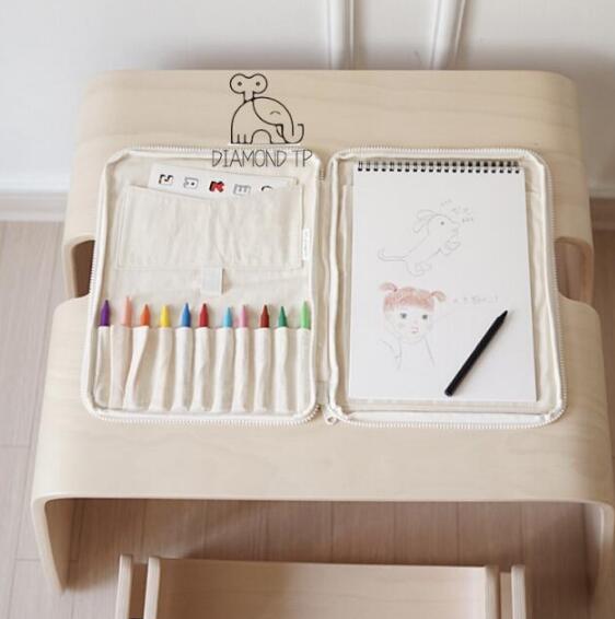 新入学 祝い 子供用ブラシキャンバス収納バッグ クレヨン収納袋 大容量文具袋 多機能画筆袋 アパレル 桓宇国際貿易 株式会社 問屋 仕入れ 卸 卸売の専門 仕入れならnetsea
