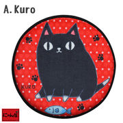 「にゃん屋」★猫3兄弟　シートクッション　kuro