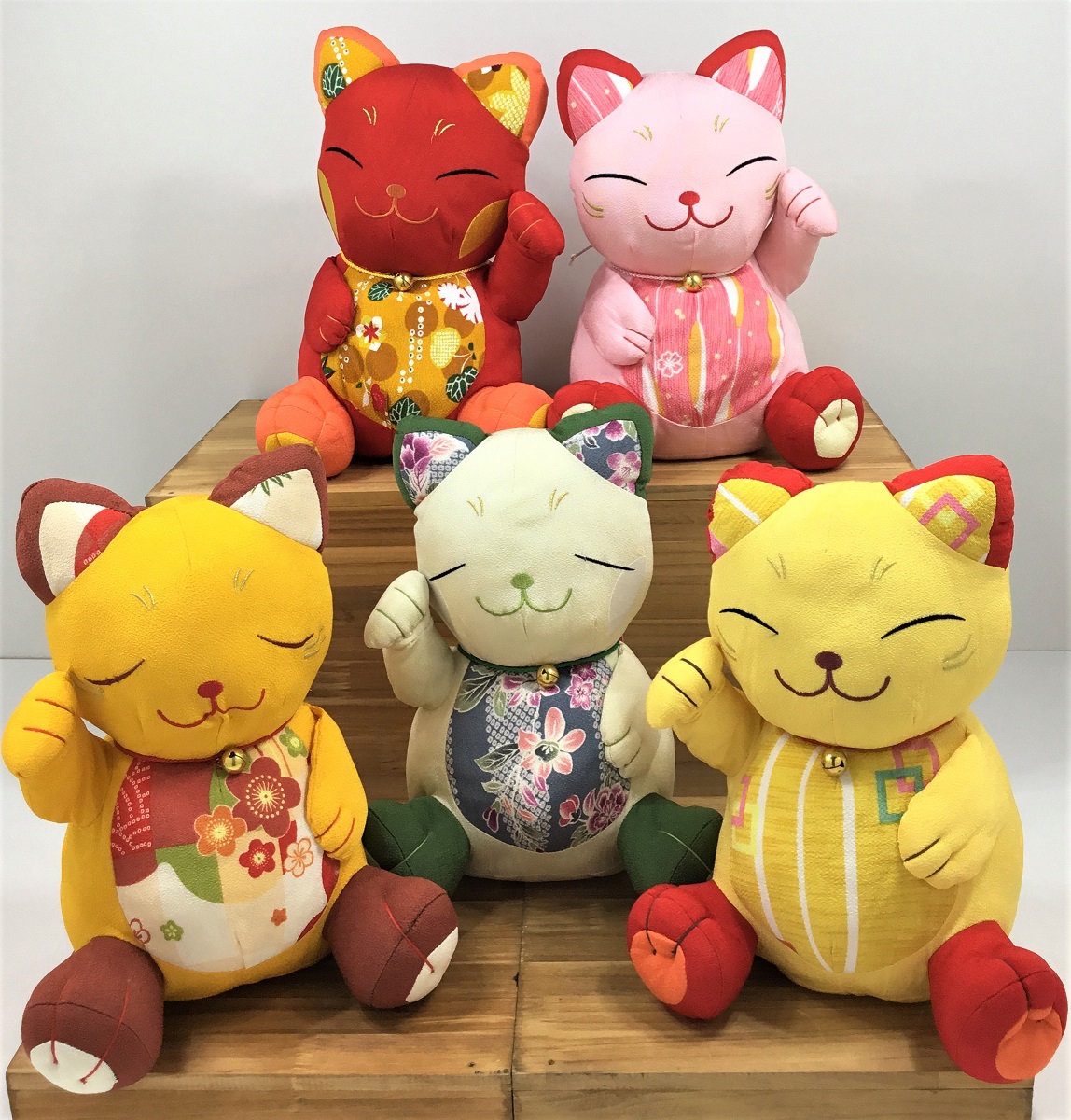 縮緬細工人形 ねこ - クラフト/布製品