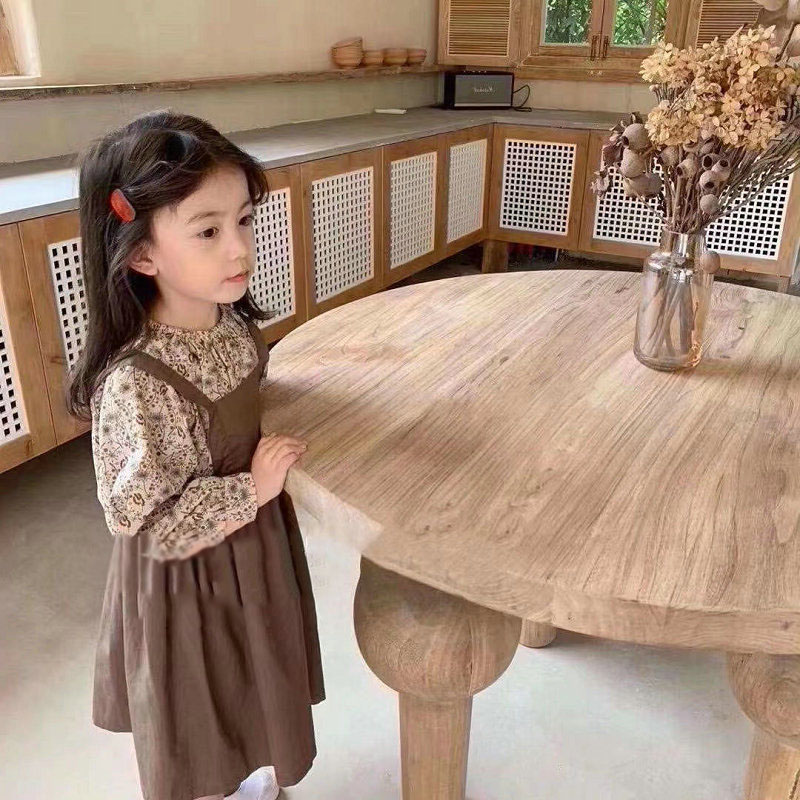 Insキッズ秋新作 韓国子供服 女の子 シャツ ワンピース ブラウス 森系花柄 キャミワンピ 5 13 アパレル Btd Engi 株式会社 問屋 仕入れ 卸 卸売の専門 仕入れならnetsea