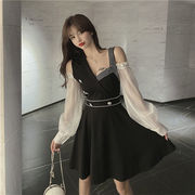 大好評につSALE延長 韓国ファッション 長袖 短いスタイル デザインセンス 怠惰な風 レトロ 秋 新品 スリム