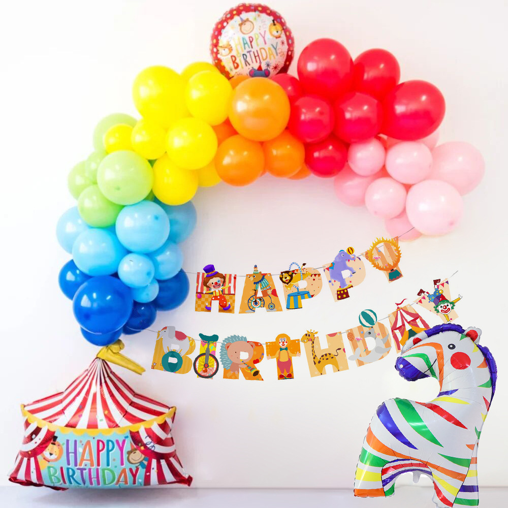 Ins大人気 装飾 バルーン パーティーballoon 周歳 誕生日 可愛い 風船 Happy Birthday連続旗セット 雑貨 ファミリースーパー 株式会社 問屋 仕入れ 卸 卸売の専門 仕入れならnetsea