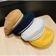 秋　冬　飾り　帽子　ファッション      ガール 　可愛い　　ベレー帽子　　全4色　　