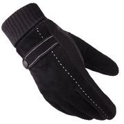 手袋 グローブ ヌバック裏起毛 スマホタッチ対応 冬物 防寒 防風 防寒