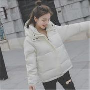 【冬作 綺麗一枚】sweet系 韓国版 ゆったりする 短いスタイル パッド入りジャケット 厚みをつける コート